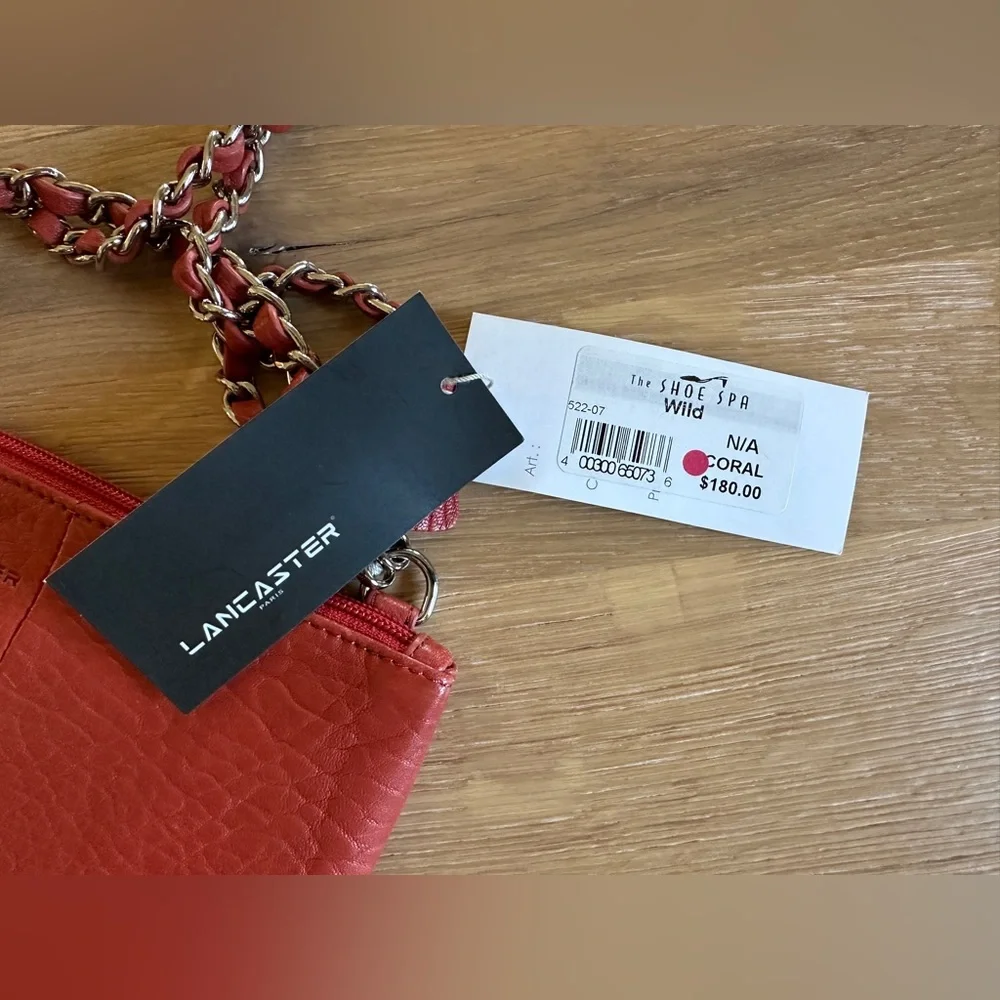 Red Leather Crossbody Bag - Picture 3 of 8